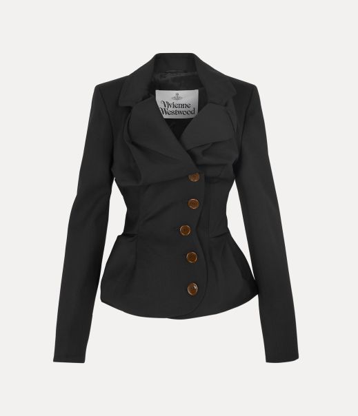 Black Cappotti E Giacche Vivienne Westwood Pagamento Donna Drunken Tailored Jacket