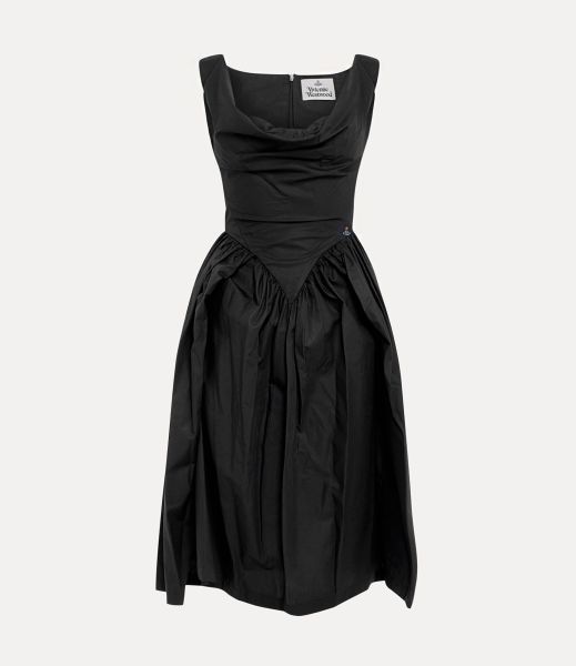 Donna Black Sunday Dress Vestiti Negozio Online Vivienne Westwood