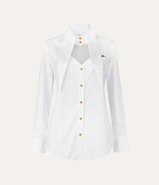 Top E Camicie Heart Shirt Estetico Vivienne Westwood Donna White