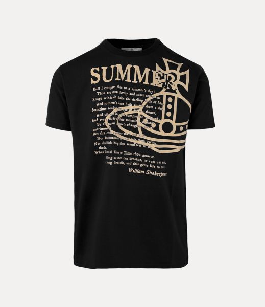 Donna Quantità Felpe E T-Shirt Summer Classic T-Shirt Vivienne Westwood Black