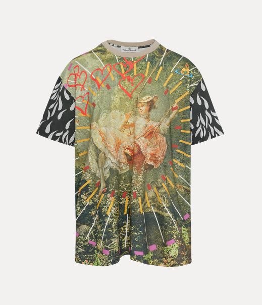 2024 Felpe E T-Shirt Vivienne Westwood Donna Oversized T-Shirt The Swing
