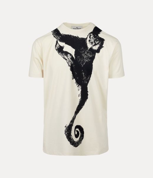Stone Donna Vivienne Westwood Felpe E T-Shirt Monkey Classic T-Shirt Prestigioso