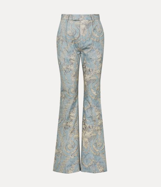 Ray Trousers Donna Pantaloni E Shorts Light Blue|44 Vivienne Westwood Affidabile