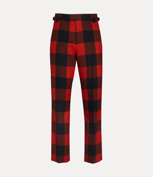 Sang Trousers Domanda Vivienne Westwood Pantaloni E Shorts Red/Black Donna