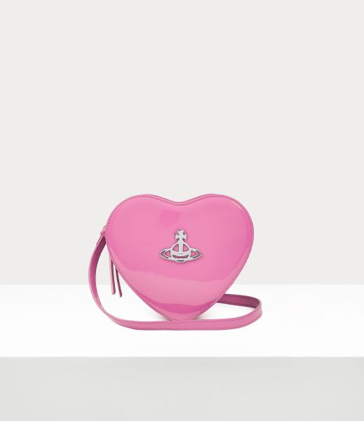 Borse A Tracolla Pink Donna Prodotto Louise Heart Crossbody Vivienne Westwood