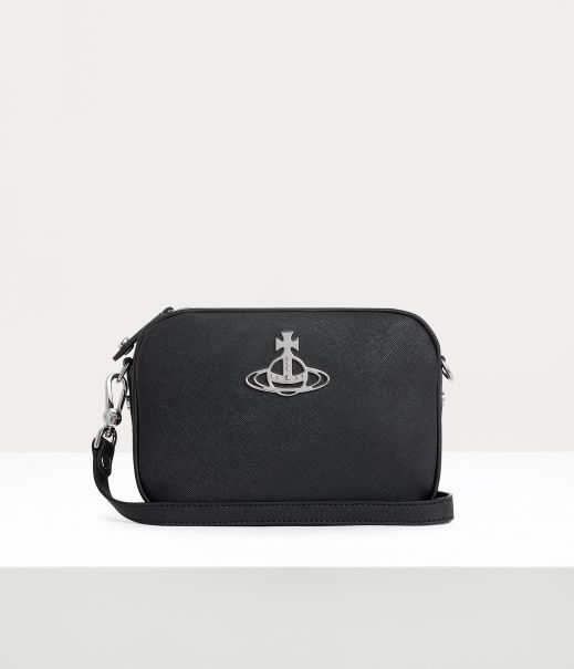 Borse A Tracolla Black Donna Anna Camera Bag Impeccabile Vivienne Westwood