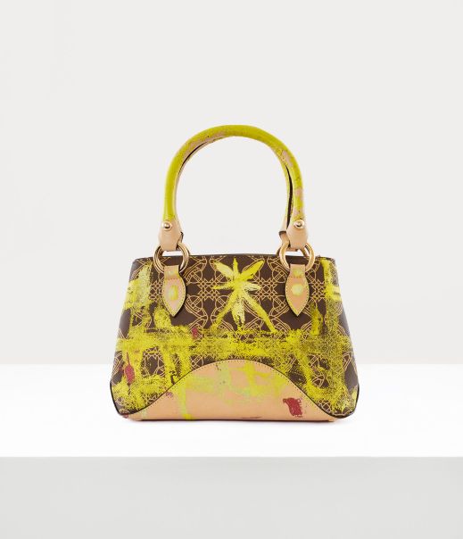 Vivienne Westwood Qualità Donna Paint On Orborama Borse A Mano Britney Small Handbag