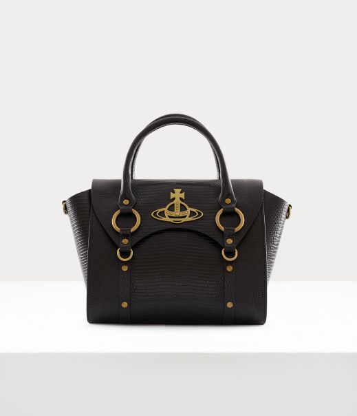 Betty Medium Handbag Black Donna Ricevuta Vivienne Westwood Borse A Mano