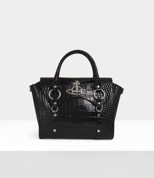Vivienne Westwood Italia Betty Medium Handbag Donna Black Borse A Mano