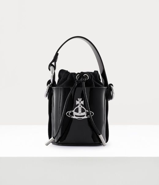 Negozio Donna Vivienne Westwood Borse A Mano Black Bucket Bag