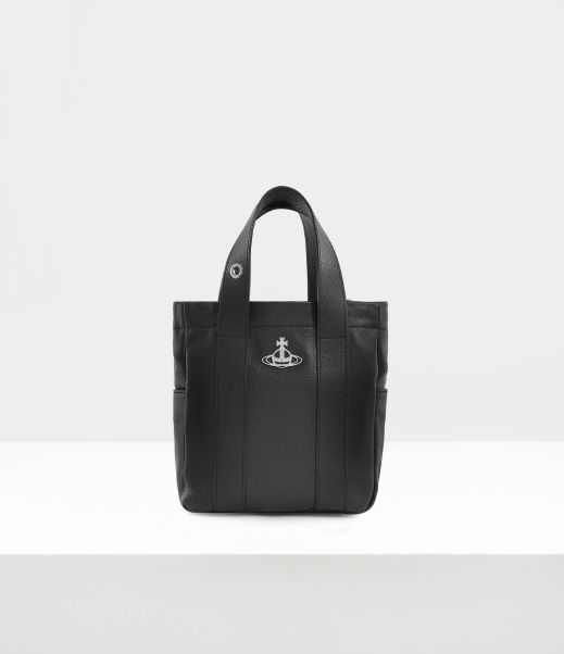 Marchio Donna Black Vivienne Westwood Murray Small Tote Bag Borse Tote