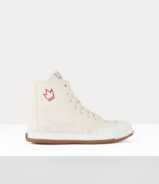 Donna Natural Animal Gym High Top Sicurezza Sneakers Vivienne Westwood