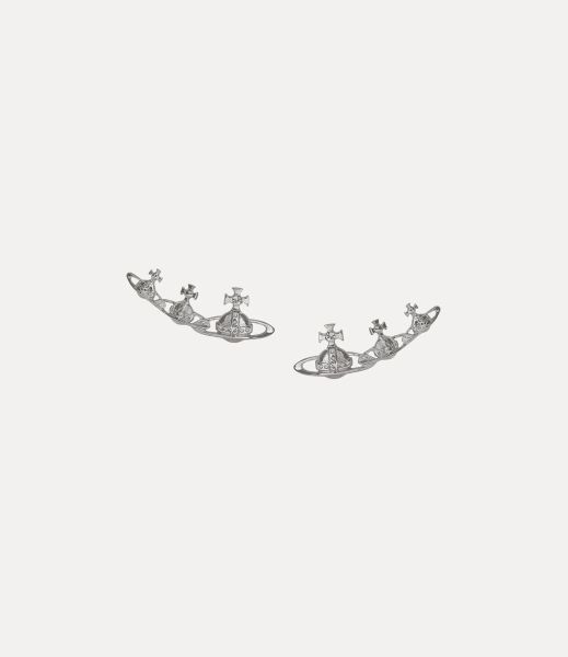 Vivienne Westwood Candy Earrings Uscita Donna Orecchini Platinum / Crystal Crystal