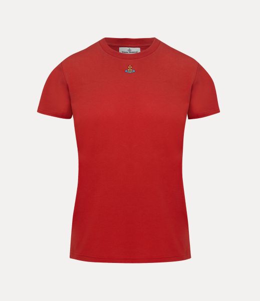 Vivienne Westwood Budget Orb Peru' T-Shirt Uomo Red T-Shirt E Polo