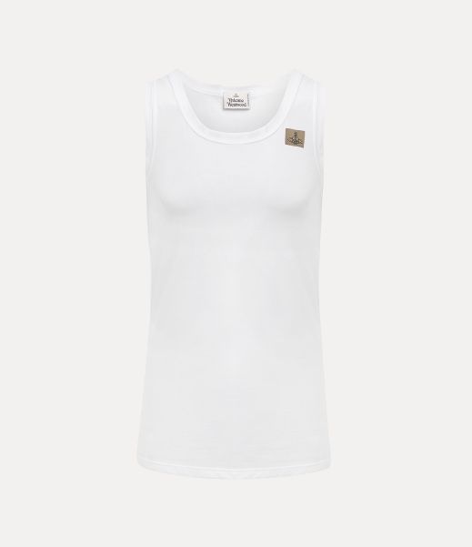 Uomo Vivienne Westwood Uni Vest T-Shirt E Polo Negozio White
