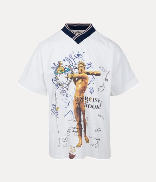 White Ultimo Modello Uomo T-Shirt E Polo Vivienne Westwood Team Jersey