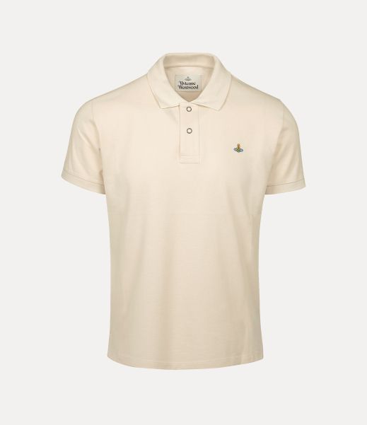 Cream Classic Polo T-Shirt E Polo Efficienza Vivienne Westwood Uomo