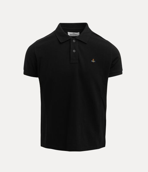 Spedizione T-Shirt E Polo Black Classic Polo Vivienne Westwood Uomo